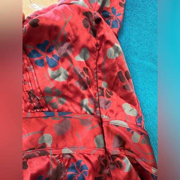 Vintage Marc by Marc Jacobs Silk Floral Dress - Size 2 - Picture 7 of 16